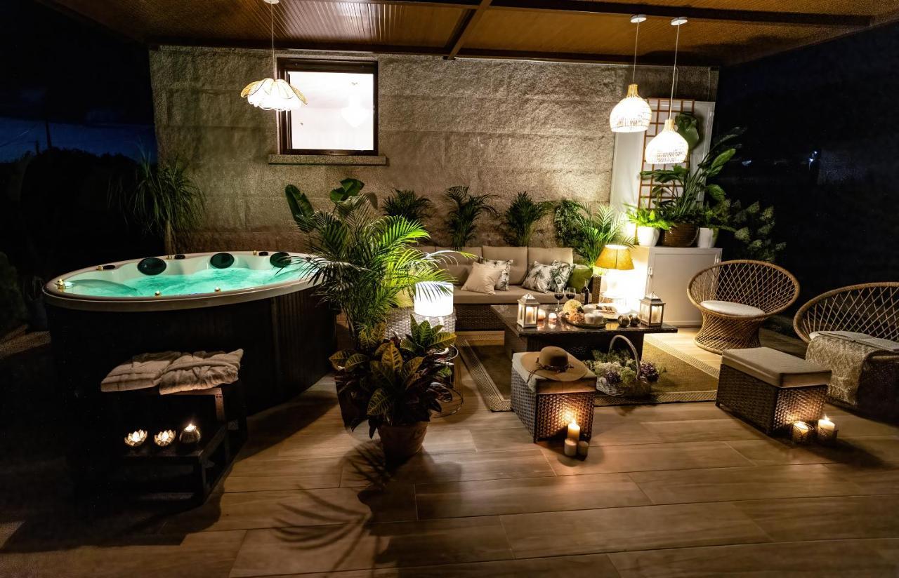 Casa Victoria Garden Con Jacuzzi Y Piscina Villa Caldas De Reis Exterior photo